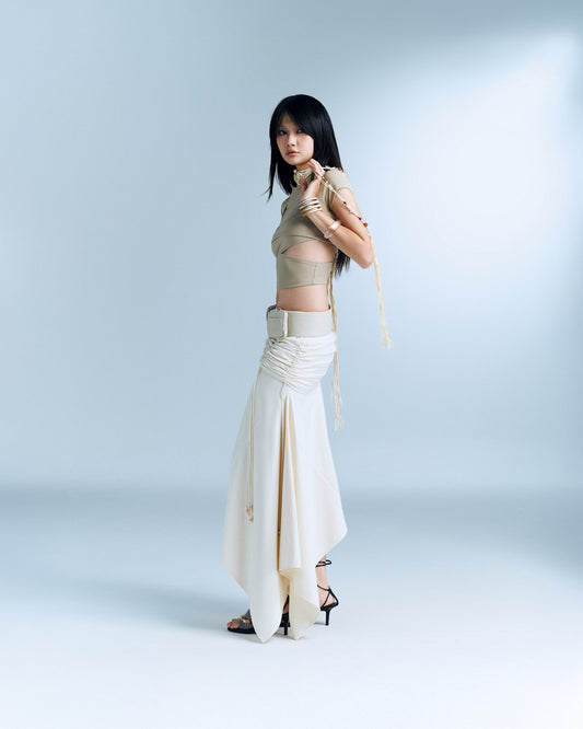 HARLOW SKIRT (IVORY)
