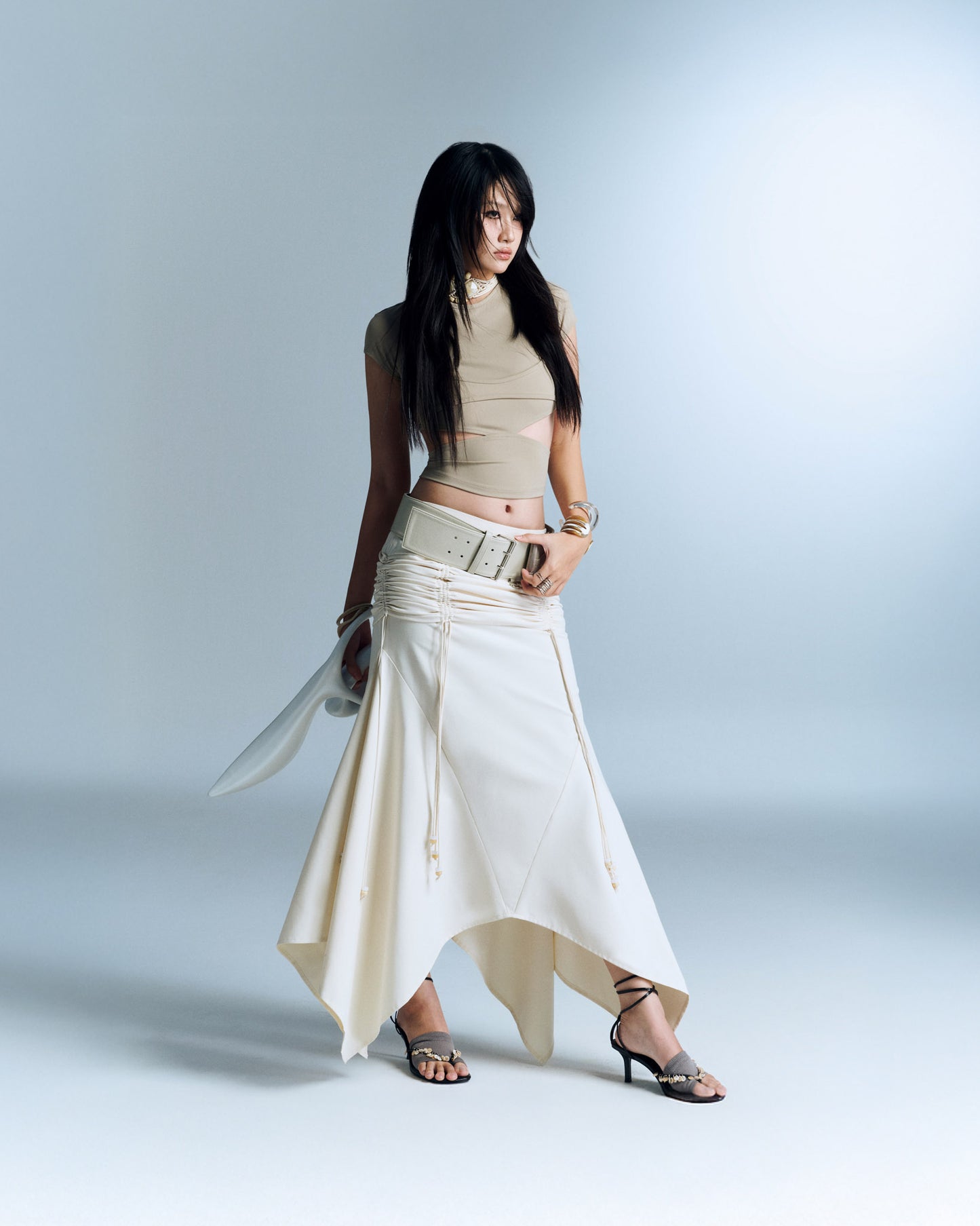 HARLOW SKIRT (IVORY)