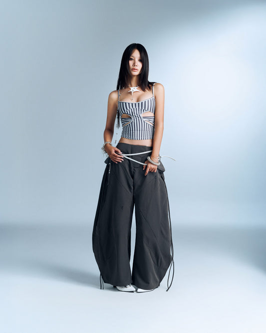 LUCINE TOP (NAVY STRIPES)