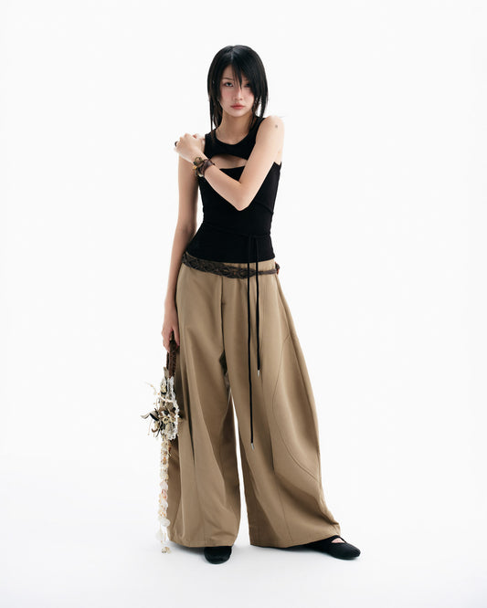 CONRAD SLEEVELESS TOP (BLACK)