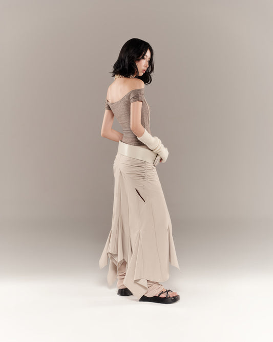 SHANNON SKIRT (BEIGE)