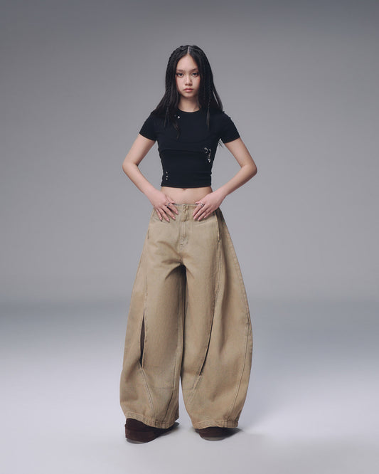 BUNNY CHARM VER.BABY TEE (BLACK)