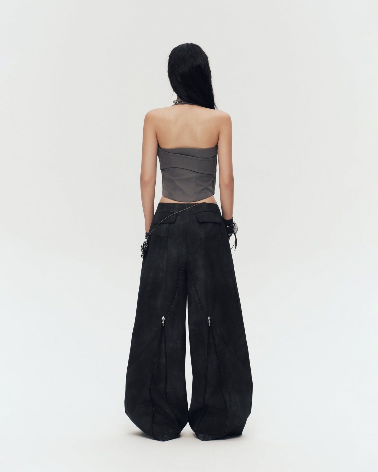 QUENTIN PANTS (BLACK GREY)