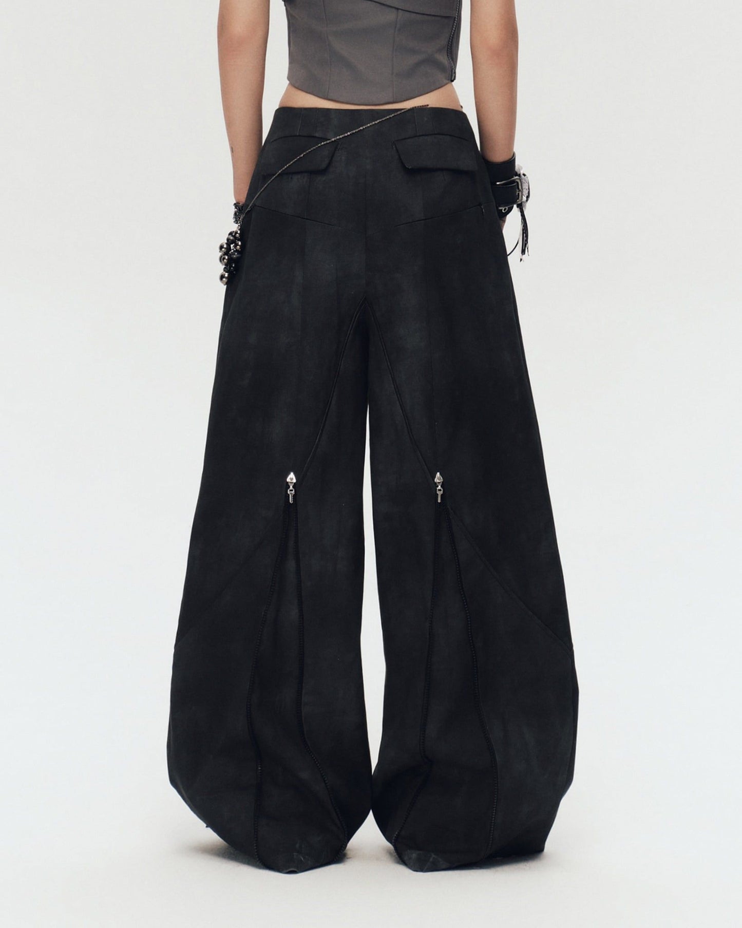 QUENTIN PANTS (BLACK GREY)