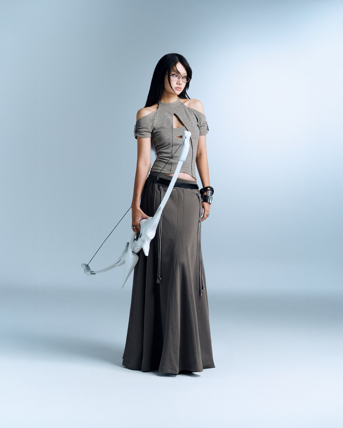 EOLITH SKIRT (GREY)