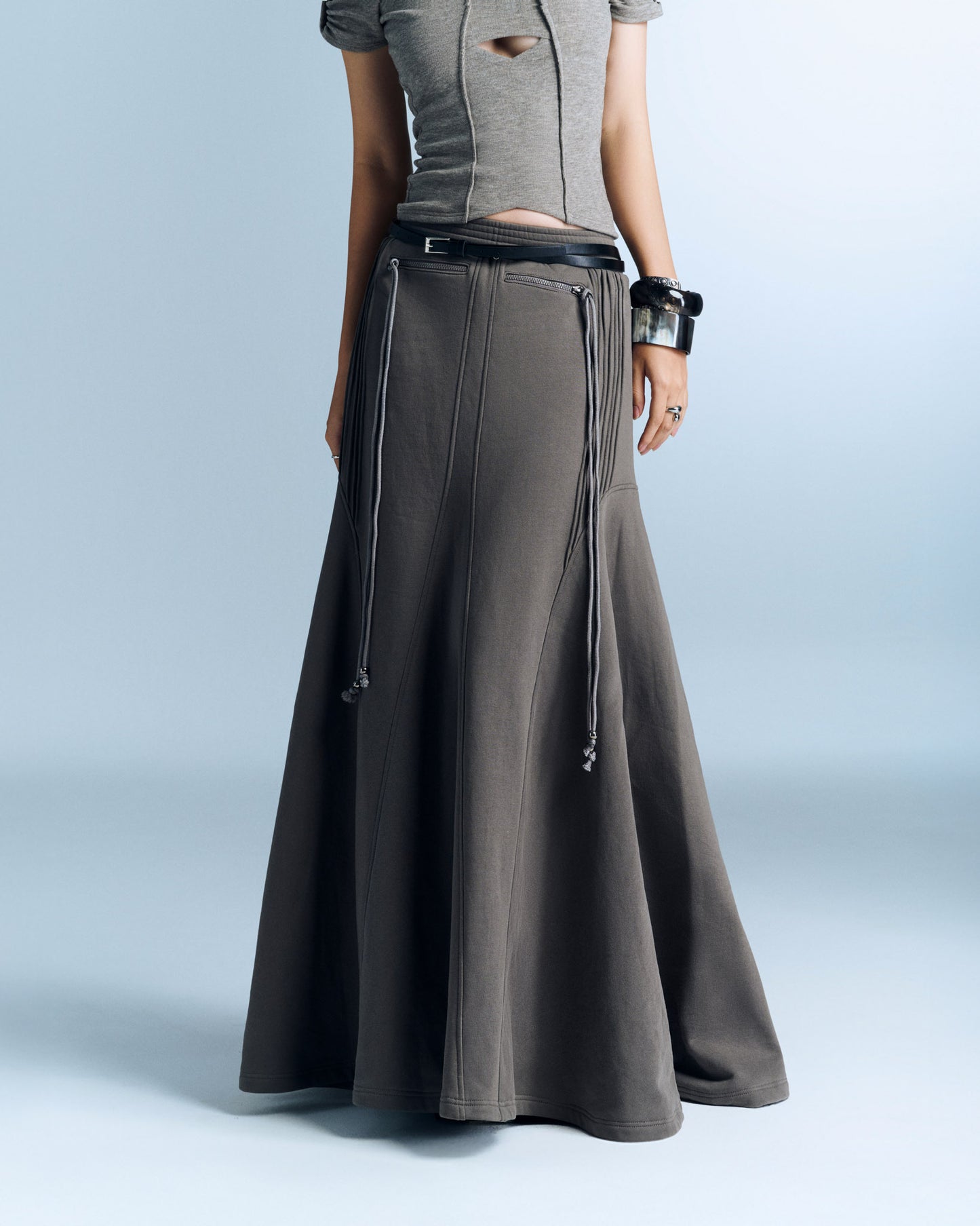 EOLITH SKIRT (GREY)