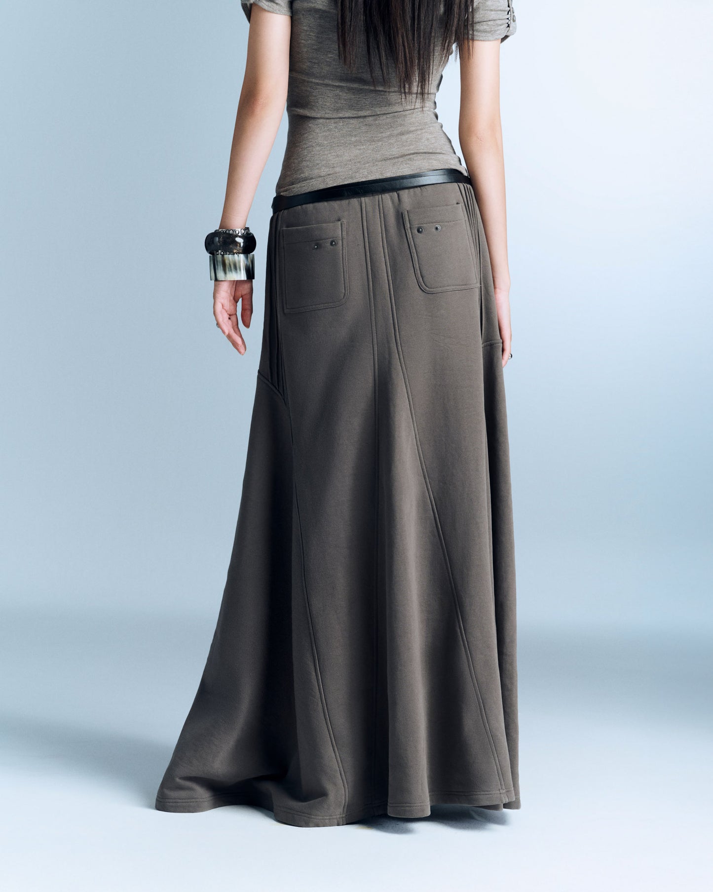 EOLITH SKIRT (GREY)