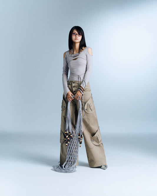 PAISLEY PANTS (BEIGE)