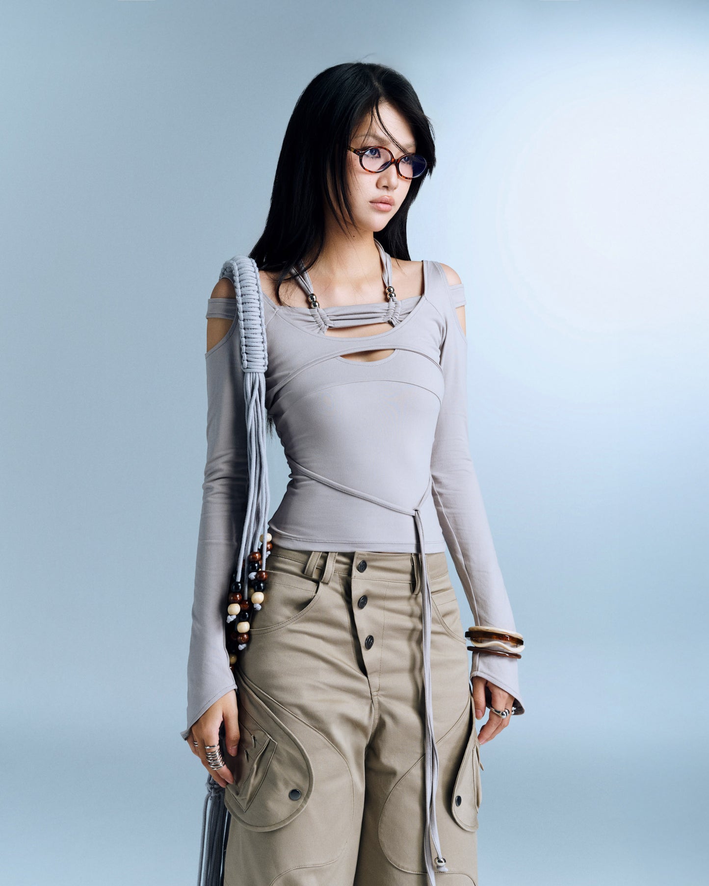 SERAFIN TOP (GREY)