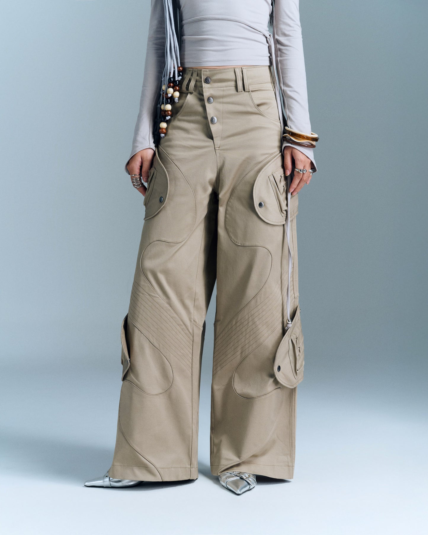 PAISLEY PANTS (BEIGE)