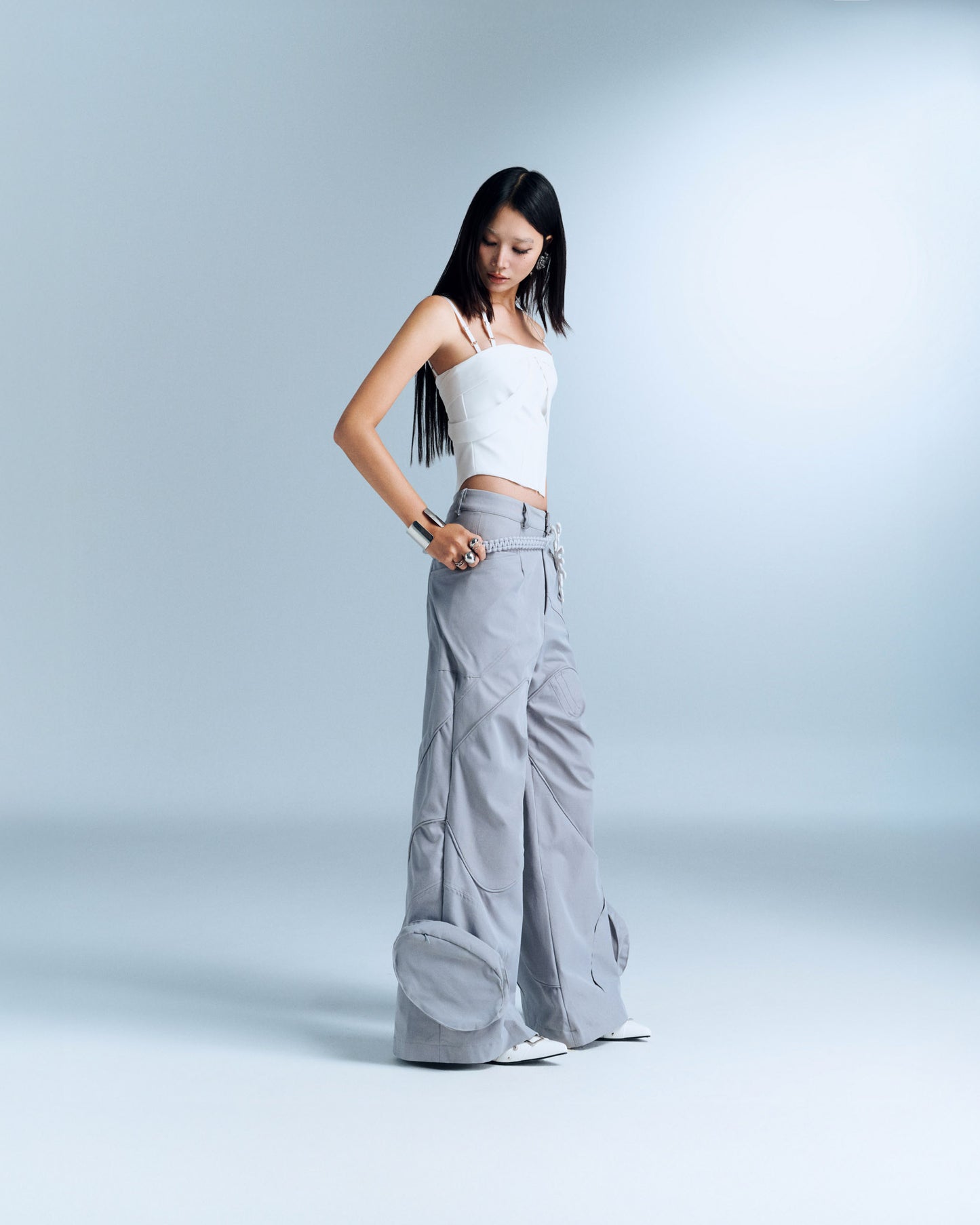 PRISM PANTS (LIGHT GREY)
