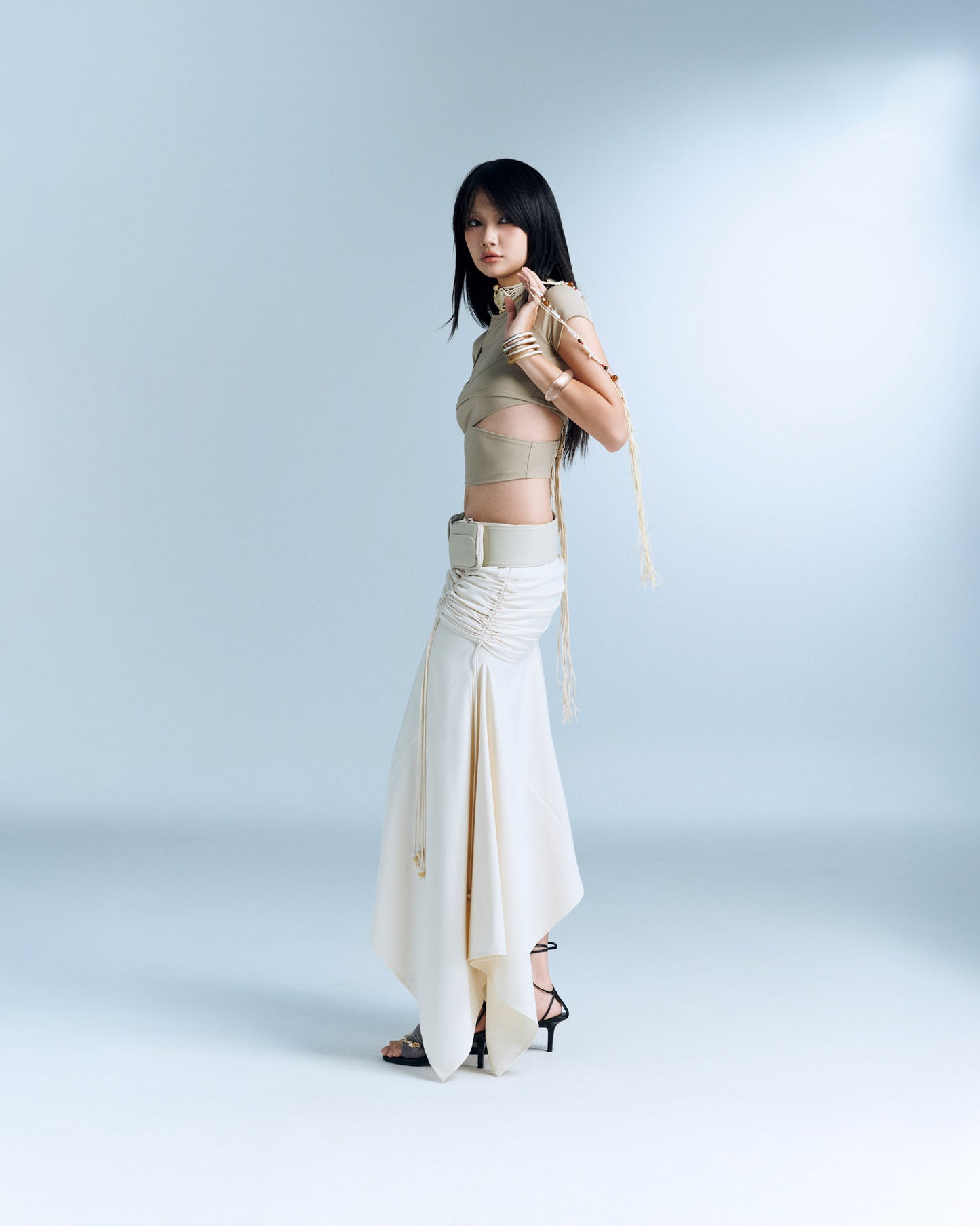 HARLOW SKIRT (IVORY)