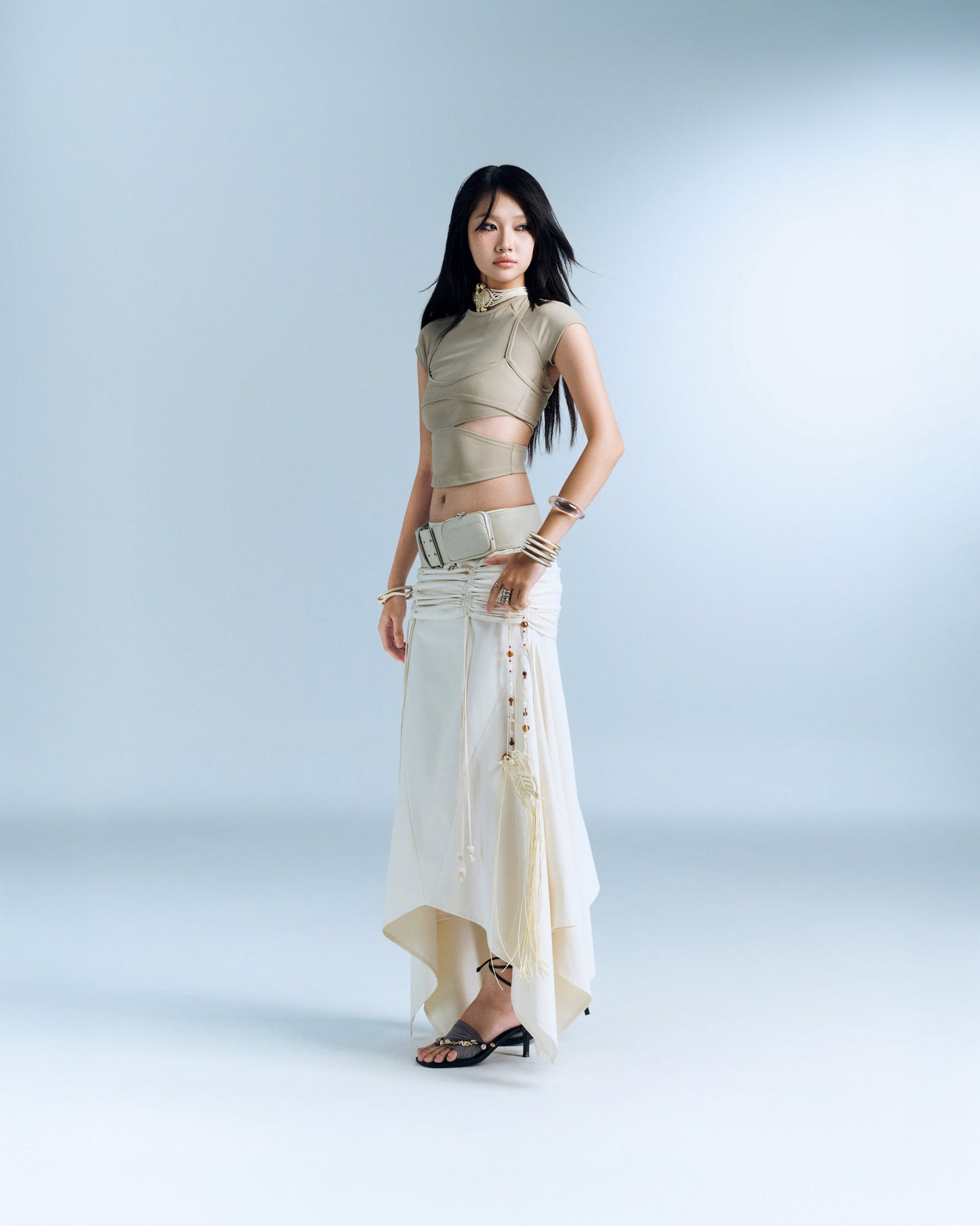 HARLOW SKIRT (IVORY)