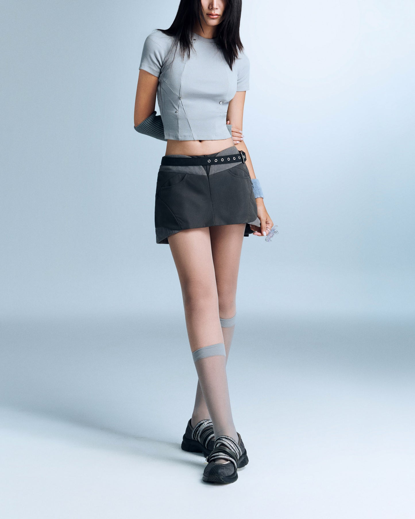 SAIRA SKIRT (GREY)