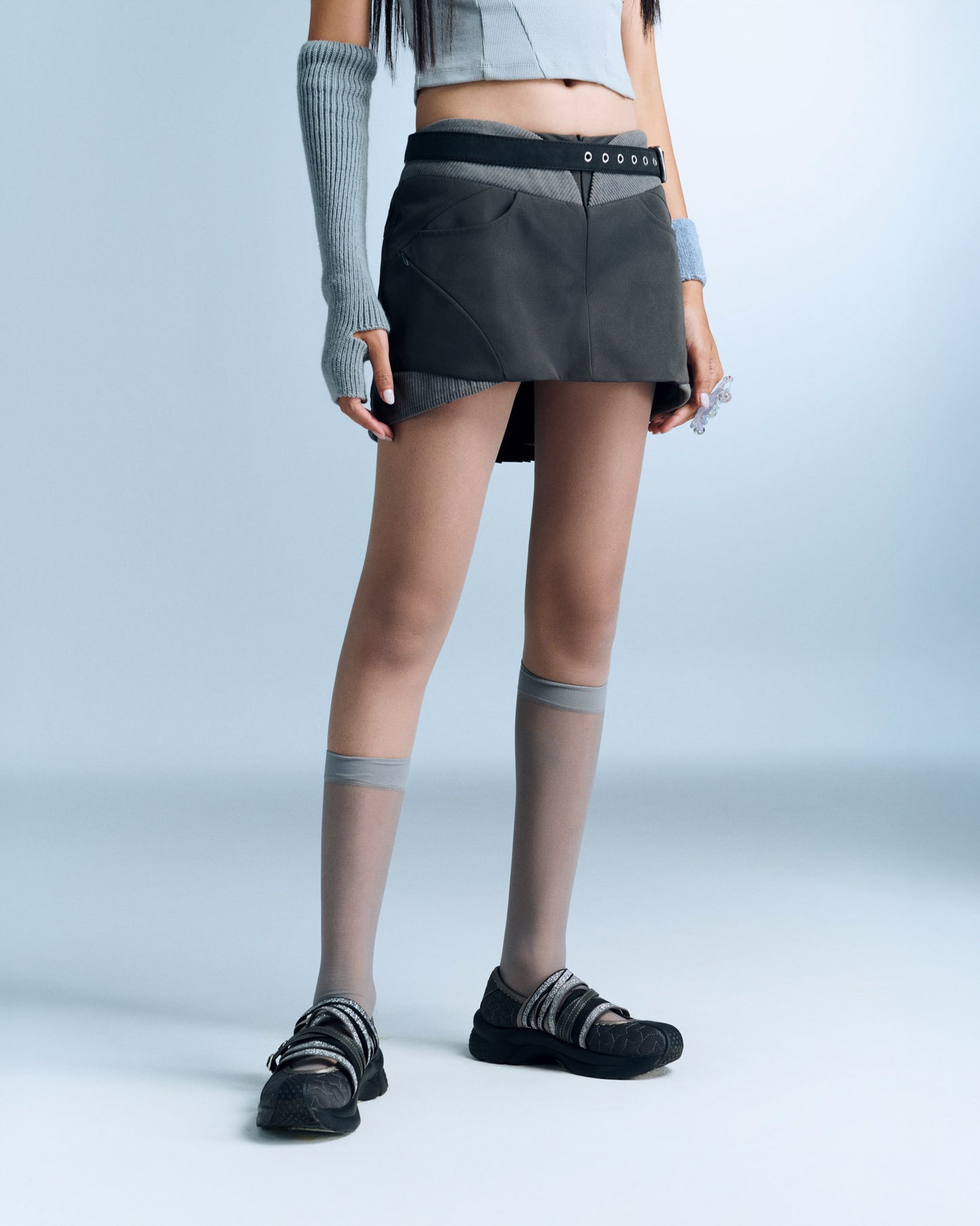 SAIRA SKIRT (GREY)
