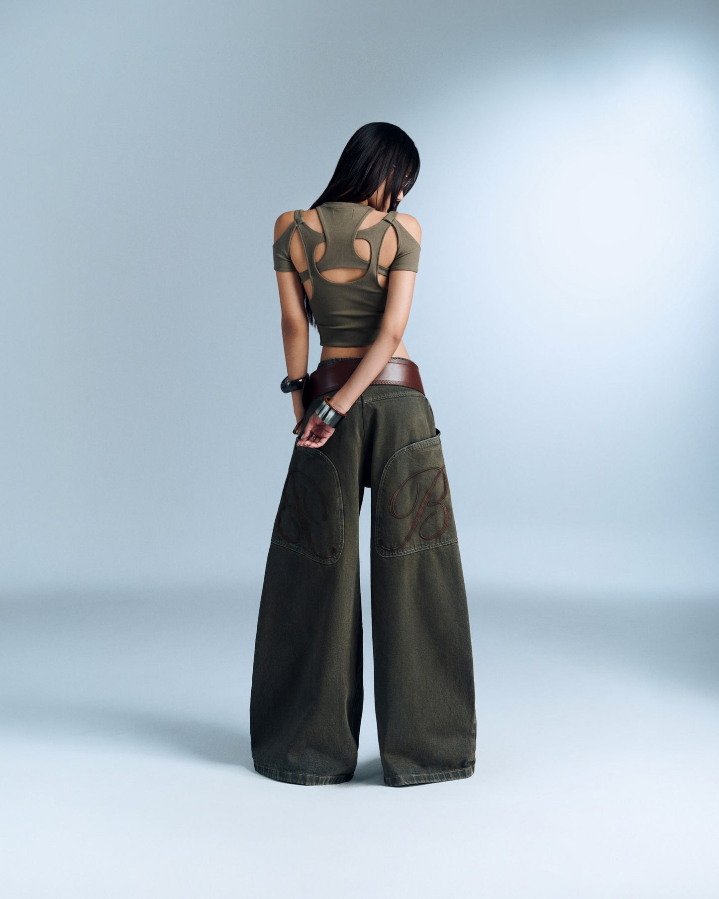 TAWNY TOP (ARMY GREEN)