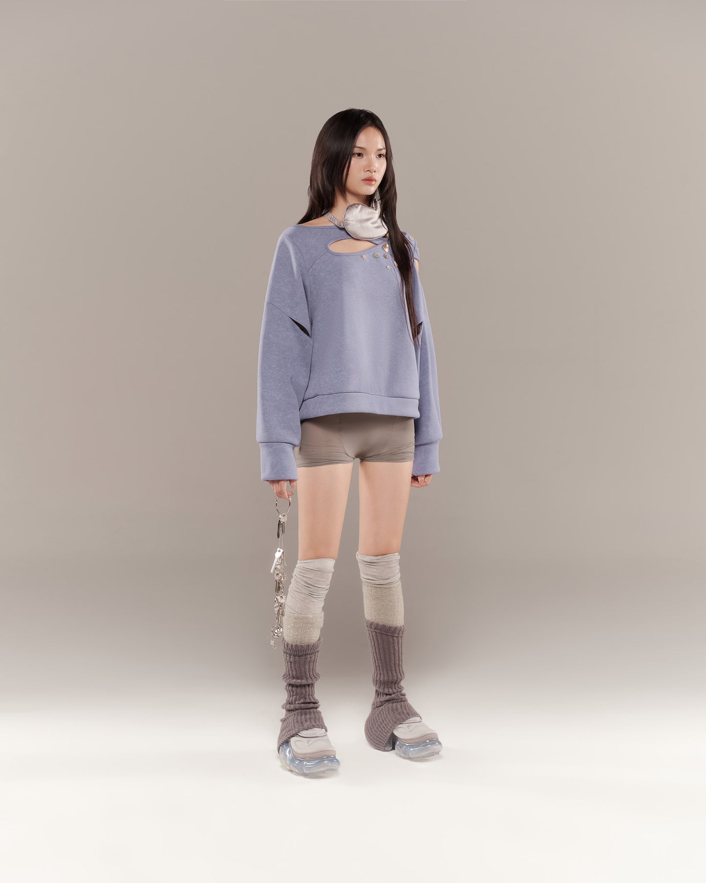 CHARO SWEATER (PURPLE BLUE)