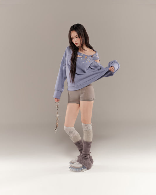 CHARO SWEATER (PURPLE BLUE)