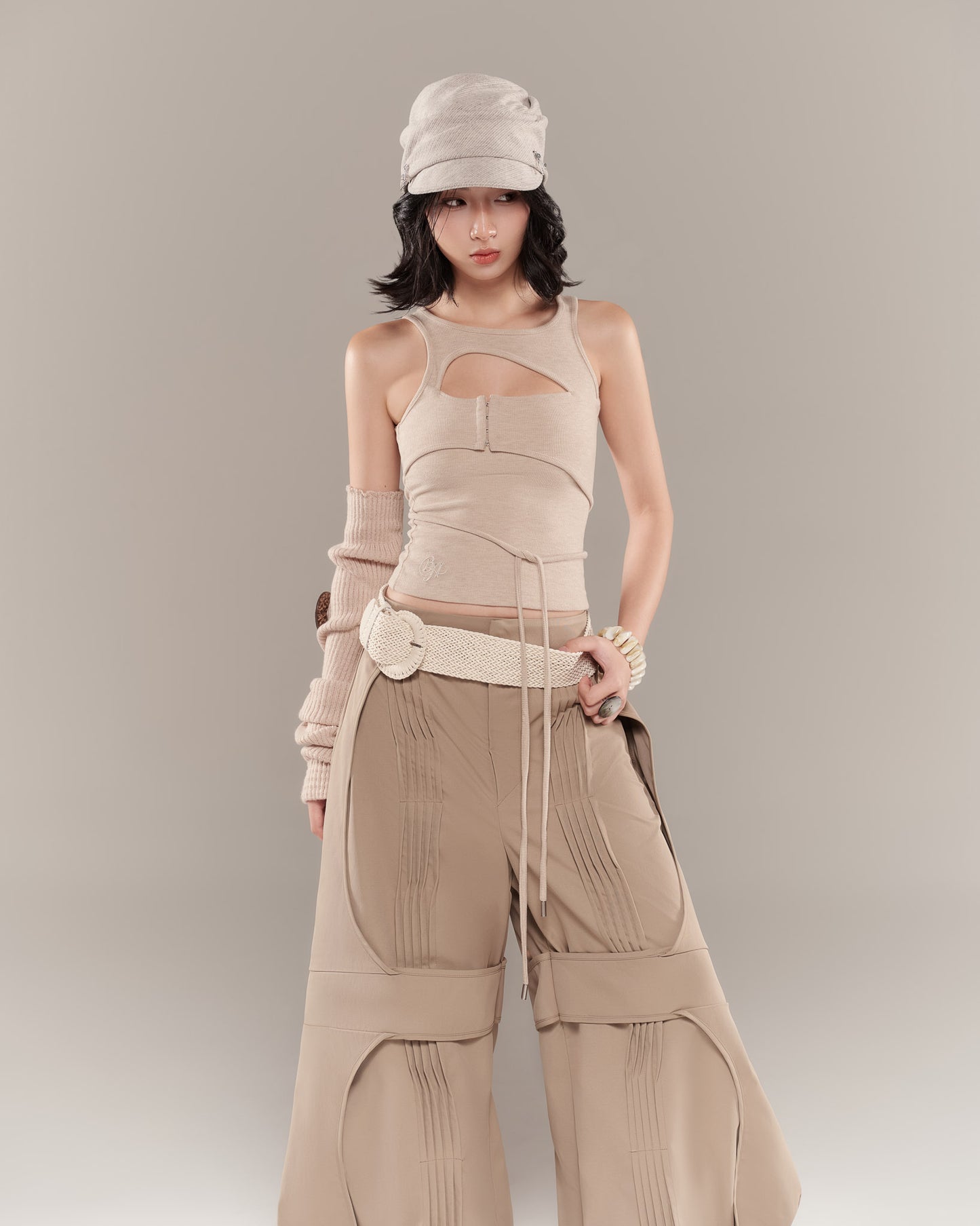 MONDARY PANTS (LIGHT BROWN)