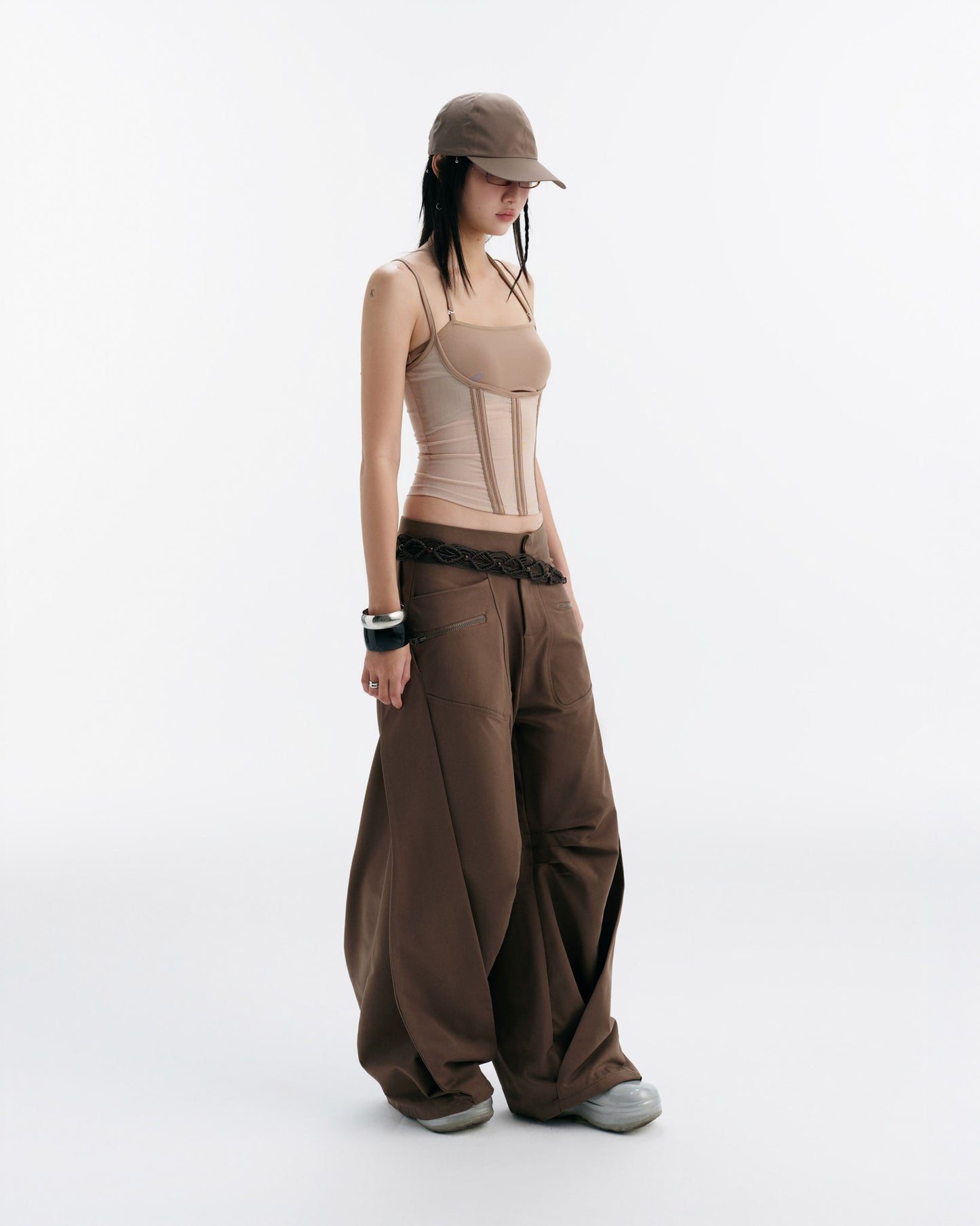 MELIOS MESH TOP (BEIGE)
