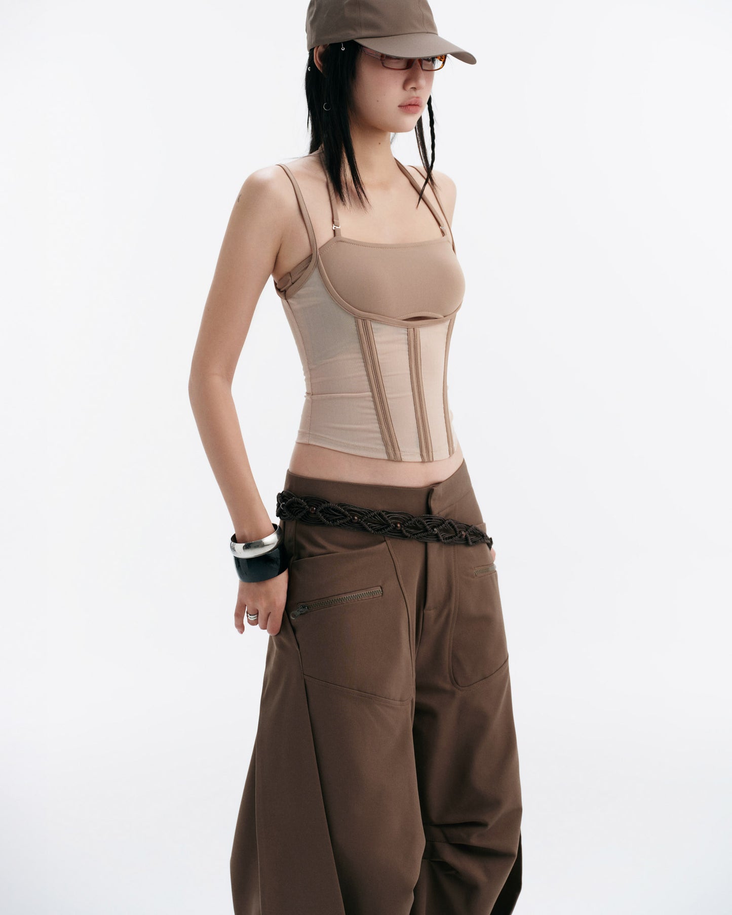 MELIOS MESH TOP (BEIGE)