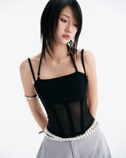 MELIOS MESH TOP (BLACK)