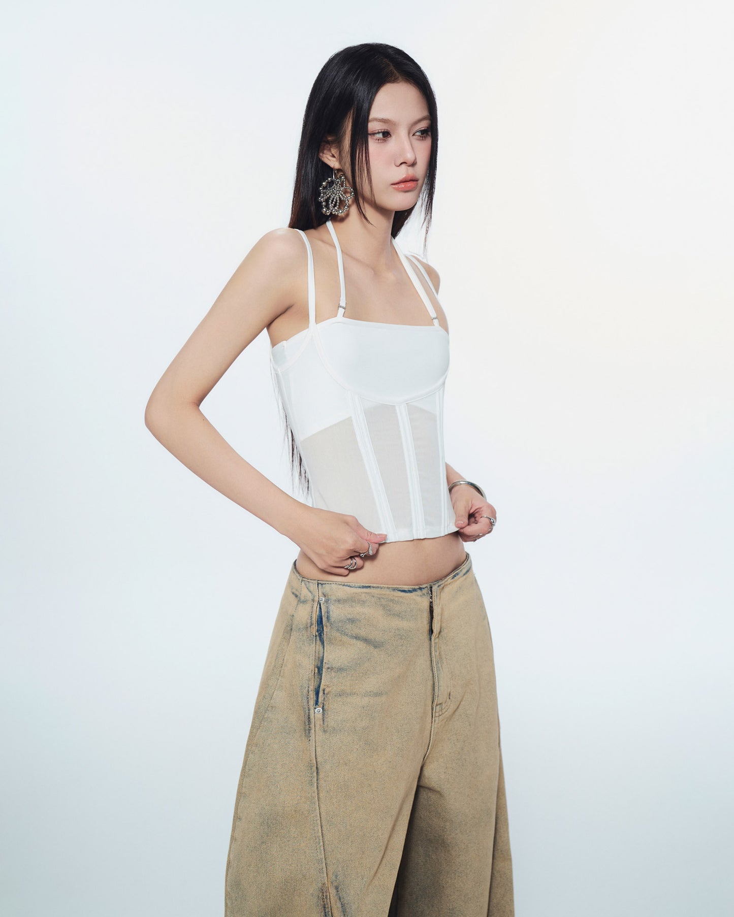 MELIOS MESH TOP (WHITE)