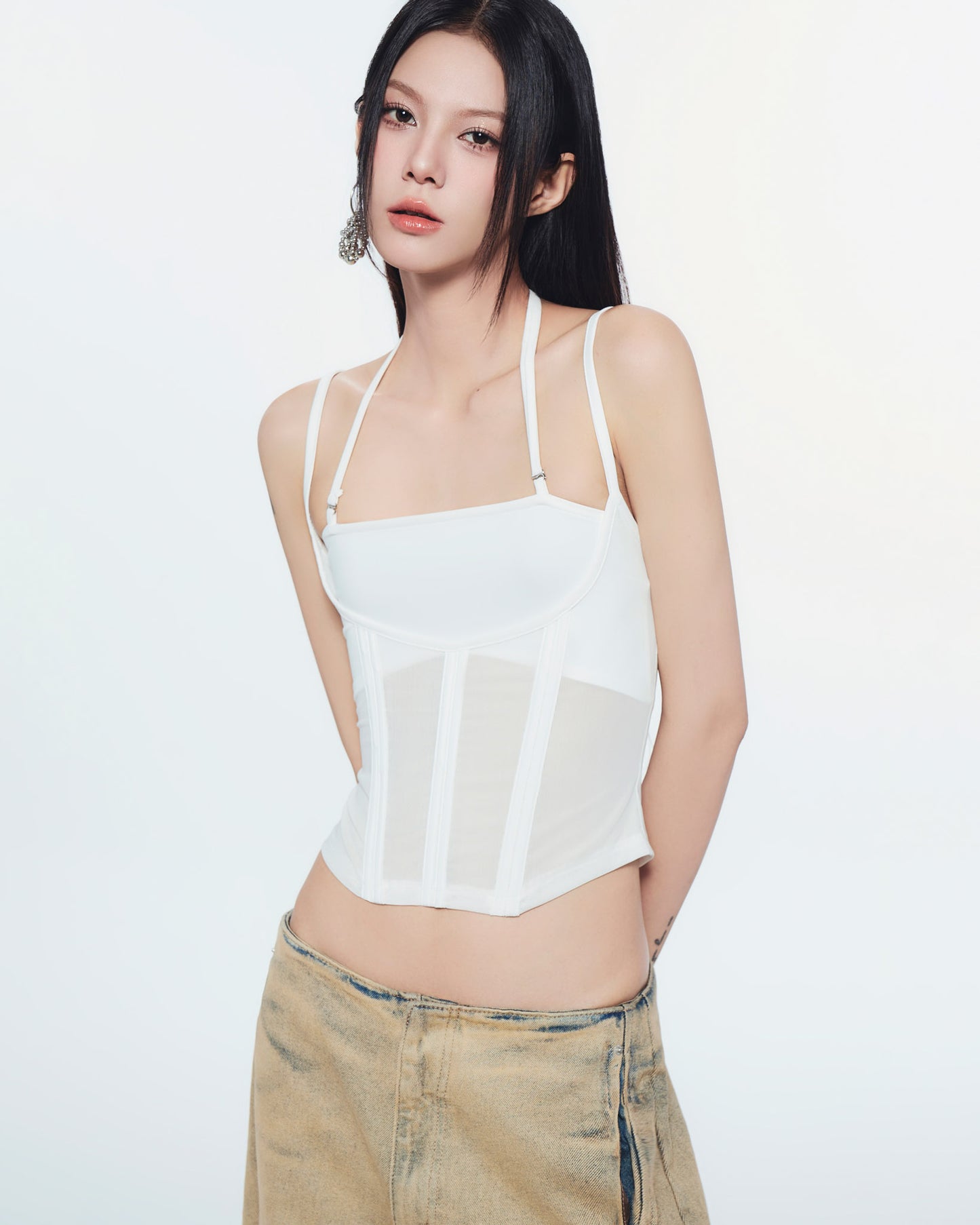 MELIOS MESH TOP (WHITE)