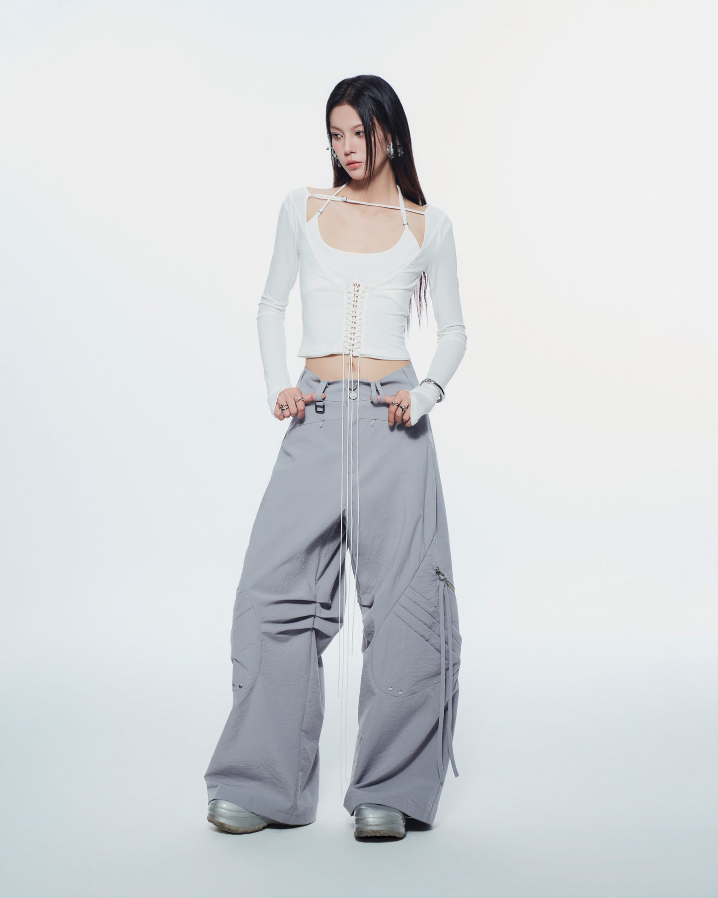 DEWDROP PANTS (GREY)