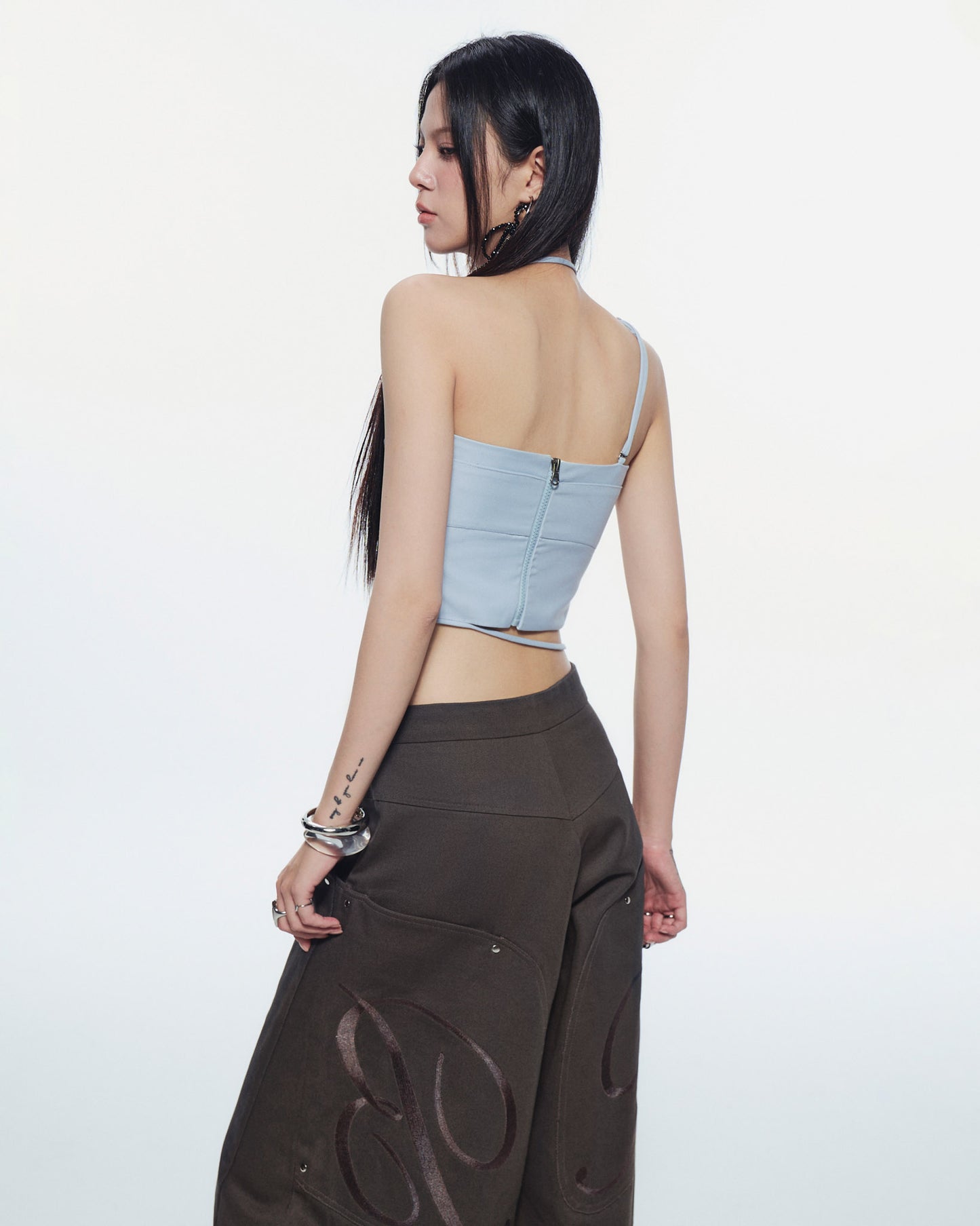 LULLABY HALTER TOP (BLUE)