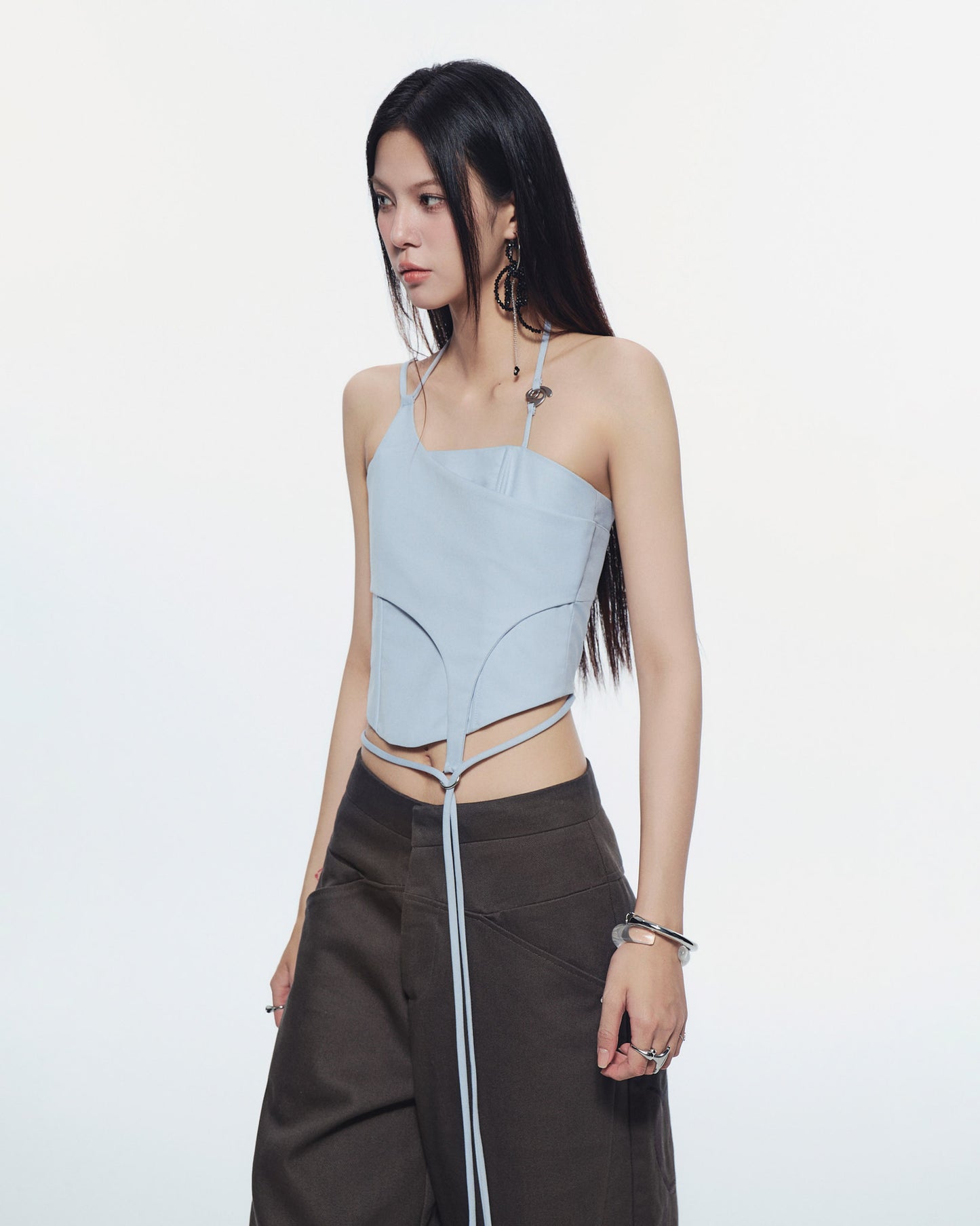 LULLABY HALTER TOP (BLUE)