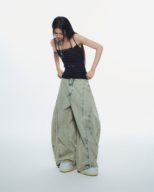 AYSEL LACE PANEL TOP (BLACK)