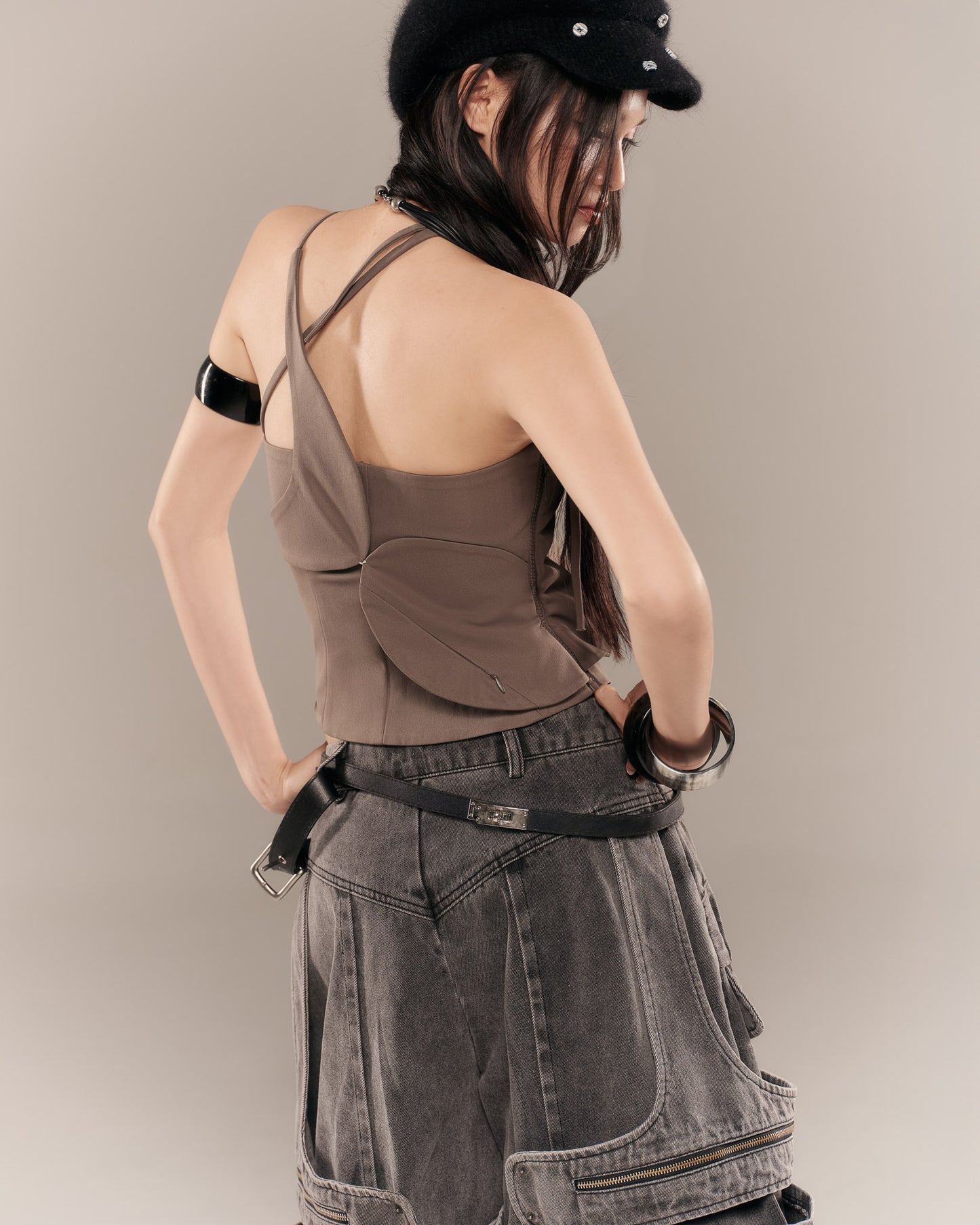 GASMIRA SHORTS (GREY WASH)