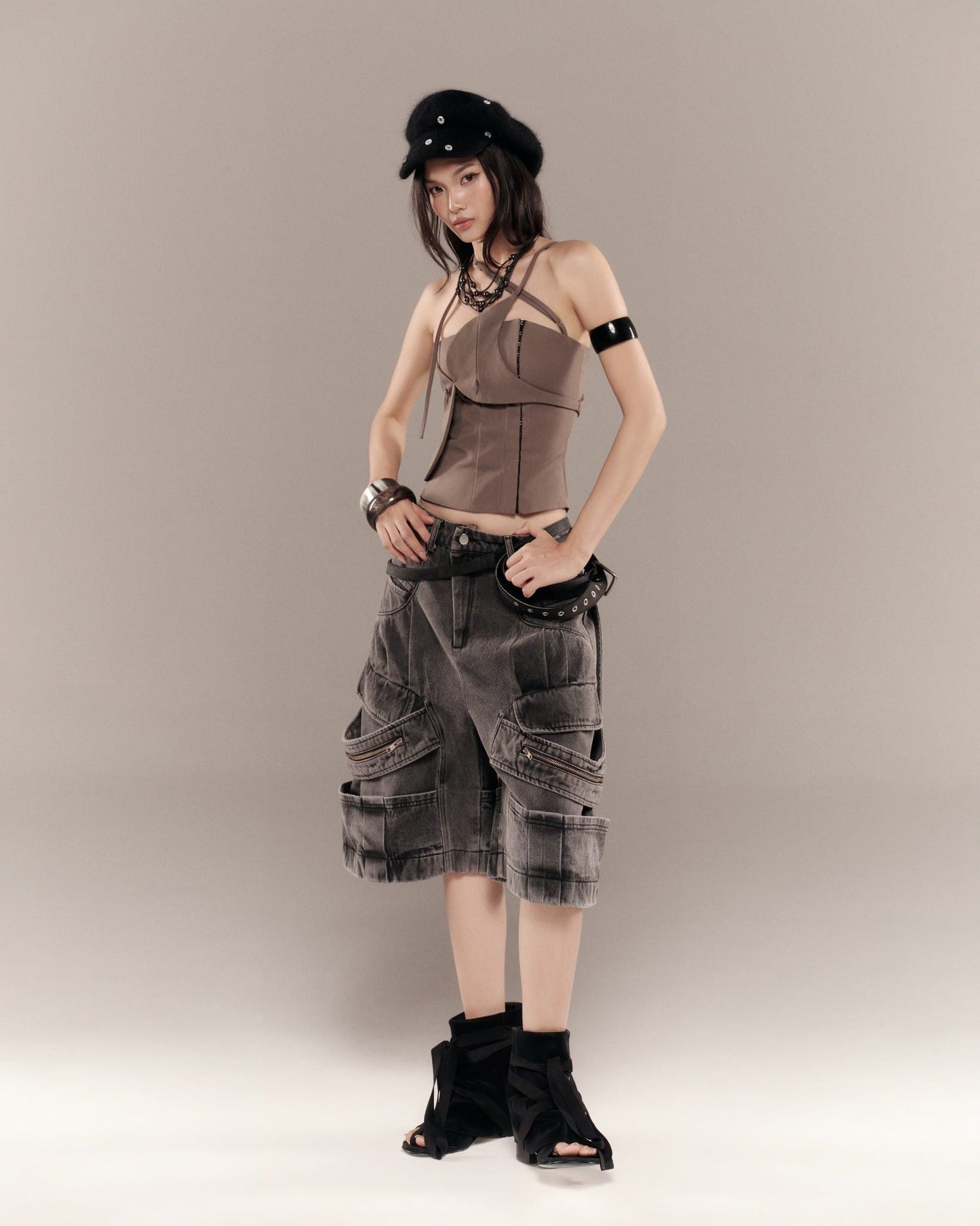 DEMOS TOP (GREY)